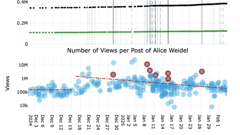 Do Alice Weidel and the AfD benefit from Musk's attention on X?